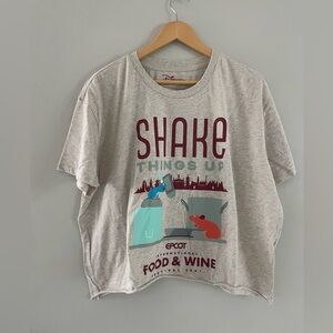 Her Universe Beige Crop Top Food & Wine Festival